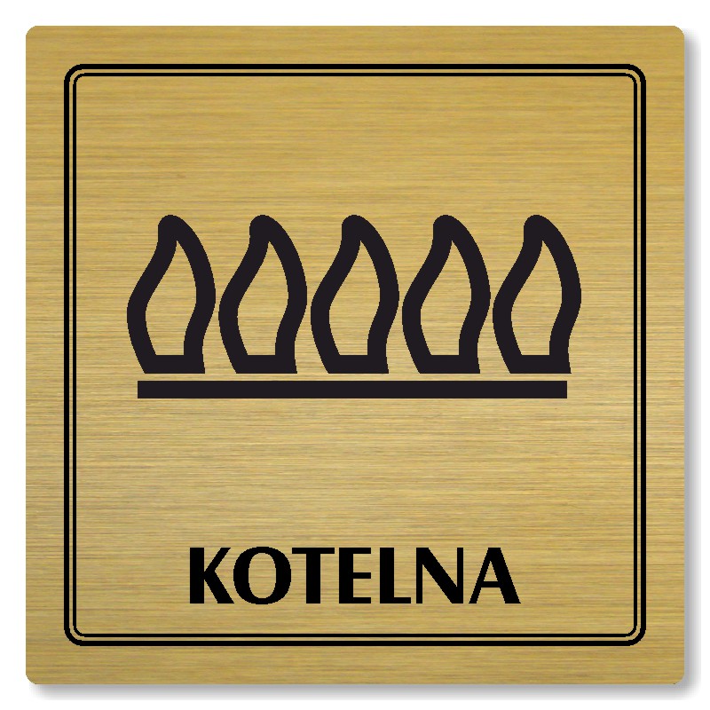Kotelna, 148x148mm, zlatá, Utah